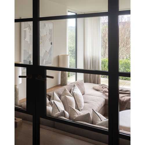 Has anyone else found losing that extra hour in bed disproportionately exhausting? 😴 I might need a cheeky caffeine fix so I can stay awake to watch the last episode of Adolescence. Then it's back onto White Lotus. I also get disproportionately excited about a night on the sofa.
A little peek through these crittall doors into our client's sunken snug area. The lower-level gives the feeling of being nestled, whilst remaining connected to the garden and river beyond. Caffeine wouldn't even keep me awake snuggling here 😌
#sunkenlivingroom
#calminginteriordesign
#internalcrittaldoors
#interiordesignilkley
#liftingthelid
#hitchcockspiersdesign